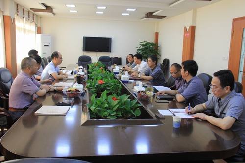 川渝水電開發(fā)有限公司蘭總一行到我局考察 