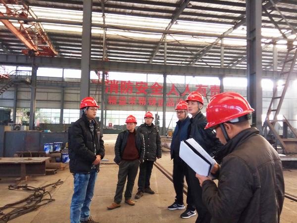 袁斌率檢查組到機械廠檢查安全生產(chǎn)工作