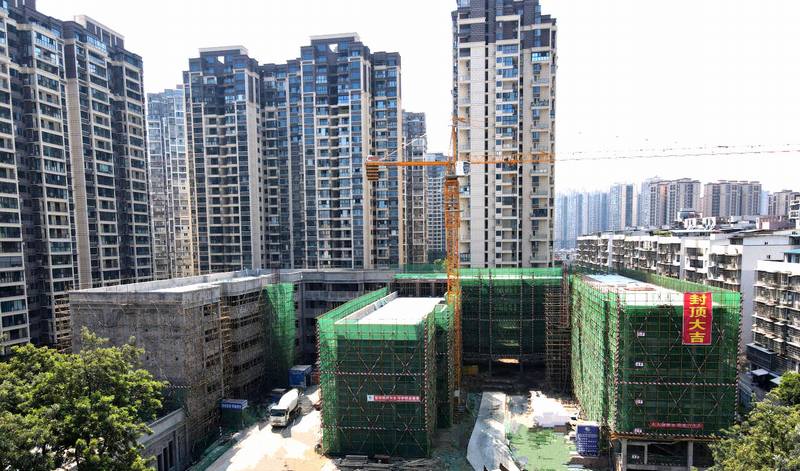 公司房建項(xiàng)目取得進(jìn)展，多元化經(jīng)營(yíng)再添新力——資陽市雁江區(qū)第六中學(xué)主體教學(xué)樓順利封頂